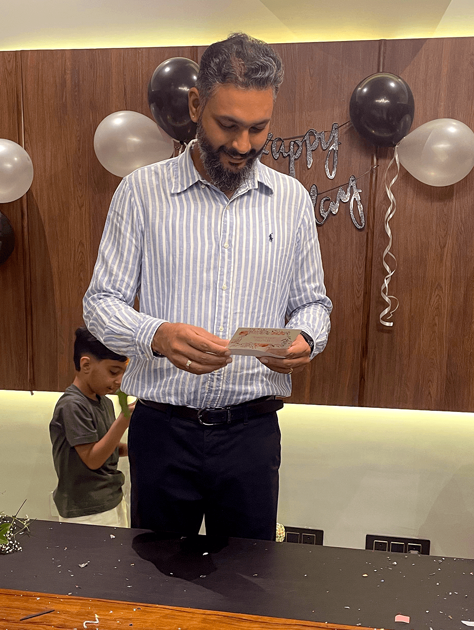 Coworkers celebrating success